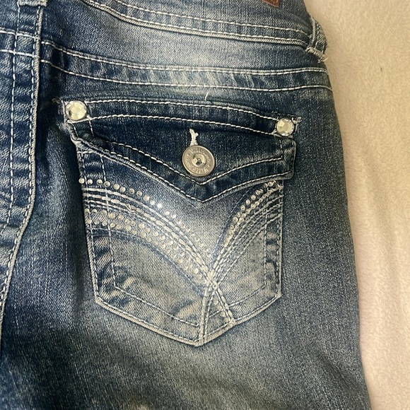 Wallflower Blue Boot Cut Jeans Classic Style - Picture 9 of 11